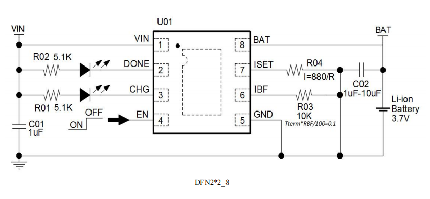 BC91801高耐压单节锂电池充电芯片兼容SGM40561, SY8602