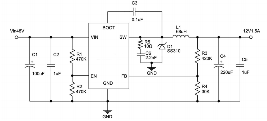 100V的异步降压型DC-DC转换器XR3820