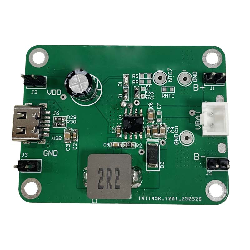 5V USB 输入，最大 1.6A 充电电流，双节锂电池异步升压充电管理芯片RX5090