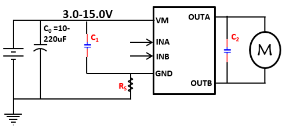 3.5A, 3.0-15.0V 单通道H桥驱动芯片SA8339